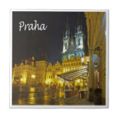 zCZ010プラハ・チェコ， タイル (正面)