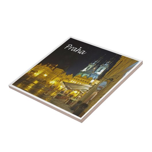 zCZ010プラハ・チェコ， タイル (側面)