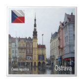 zCZ012 OSTRAVAチェコ， タイル (正面)