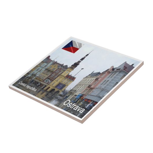 zCZ012 OSTRAVAチェコ， タイル (側面)