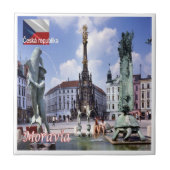 zCZ014 MORAVIAチェコ， タイル (正面)