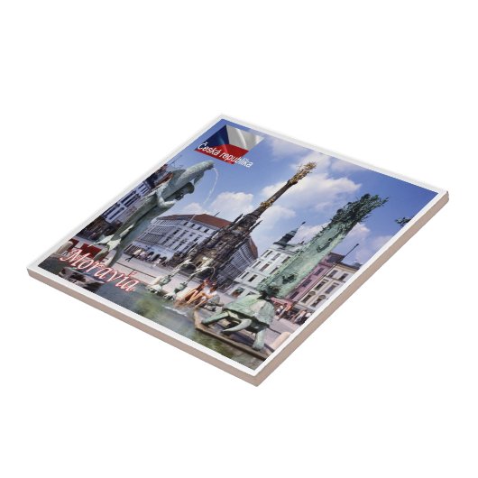 zCZ014 MORAVIAチェコ， タイル (側面)