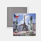 zCZ014 MORAVIA Czech Republic,冷蔵庫 マグネット (正面/裏面)