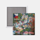 zCZ019 KARLOVY VARY Czech Republic,冷蔵庫 マグネット (正面/裏面)