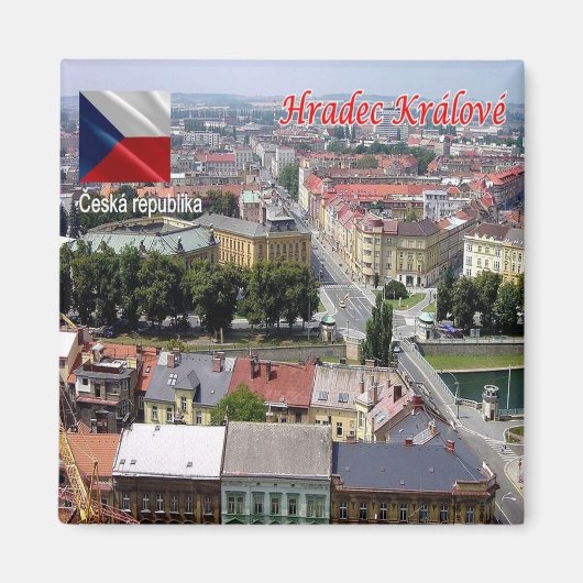 zCZ020 HRADEC KRALOVEチェコ共和国冷蔵庫 マグネット (正面)
