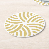 Zdanice Underlägg Papper ラウンドペーパーコースター (アングル)