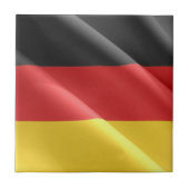 zDE002ドイツ国旗、ドイツ、 タイル (正面)