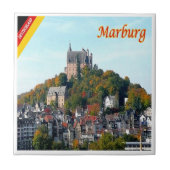 zDE005 MARBURG Castle Germany タイル (正面)