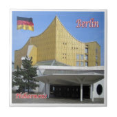 zDE010 BERLIN Philharmonie Germany, タイル (正面)