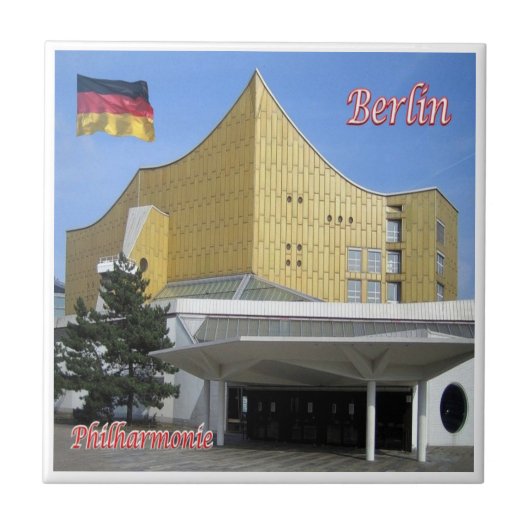 zDE010 BERLIN Philharmonie Germany, タイル (正面)