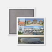 zDE012 MUNICHミュンヘンモザイクドイツ –   マグネット (正面/裏面)