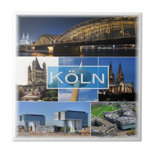 zDE013ケルンドイツ， タイル (正面)