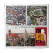 zDE015ミュンヘンミュンヘンドイツ, タイル (正面)