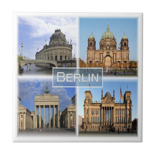 zDE018 BERLINドイツ， タイル (正面)