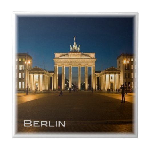zDE019 BERLIN Brandenburger Tor Germany, タイル (正面)