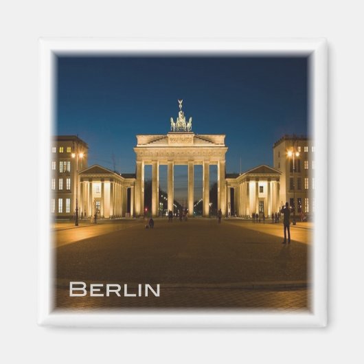 zDE019 BERLIN Brandenburger Tor Germany -冷蔵庫 マグネット (正面)