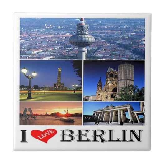zDE020 BERLIN I LOVE Germany, タイル (正面)