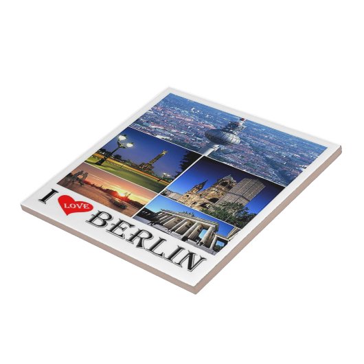 zDE020 BERLIN I LOVE Germany, タイル (側面)