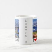 zDE020 BERLIN I LOVE Germany, Coffee Mug コーヒーマグカップ (中央)