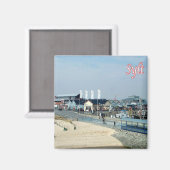 zDE030 SYLT SHORE Frisian islandsドイツ, マグネット (正面/裏面)