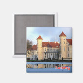 zDE033 RHEINSBERG CASTLEドイツ – 冷蔵庫 マグネット (正面/裏面)