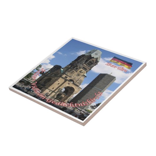zDE038 BERLIN Kaiser Wilhelm記念教会 タイル (側面)