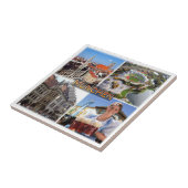zDE040 MUNCHEN Altstadt Olympiastadion, タイル (側面)