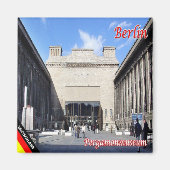 zDE044 BERLIN Pergamon museum Germany冷蔵庫 マグネット (正面)