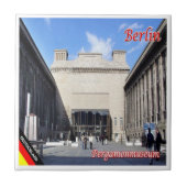 zDE044 BERLIN Pergamon museum Germany, タイル (正面)