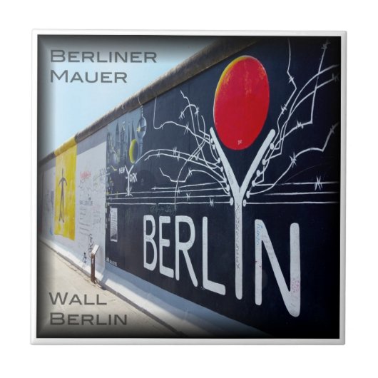 zDE050 BERLIN WALL Germany, タイル (正面)