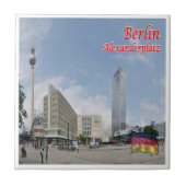 zDE060 BERLIN ALEXANDERPLATZドイツ， タイル (正面)