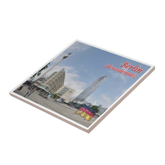 zDE060 BERLIN ALEXANDERPLATZドイツ， タイル (側面)