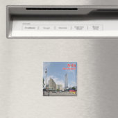 zDE060 BERLIN ALEXANDERPLATZドイツ、冷蔵庫 マグネット (インサイチュ (食洗機))