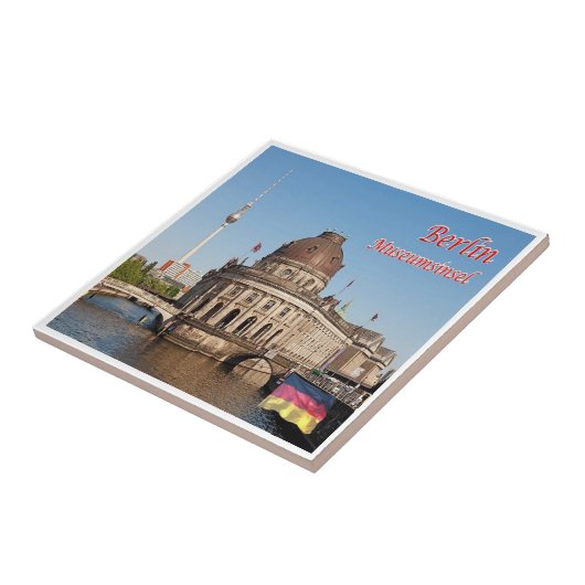 zDE061 BERLIN Museum Islandドイツ, タイル (側面)