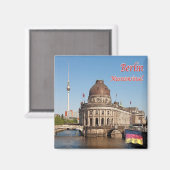 zDE061 BERLIN Museum Island Germany -冷蔵庫 マグネット (正面/裏面)