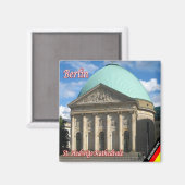 zDE062 BERLIN Saint Hedwig Cathedral,冷蔵庫 マグネット (正面/裏面)