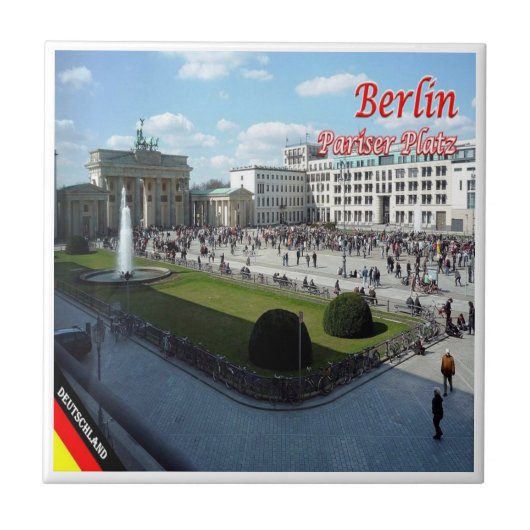zDE065 BERLIN PARISER PLATZ Germany, タイル (正面)