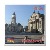zDE066 BERLIN GENDARMENMARKTドイツ, タイル (正面)