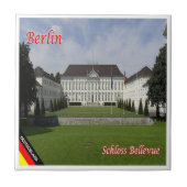 zDE068 BERLIN SCHLOSS BELLEVUEドイツ, タイル (正面)