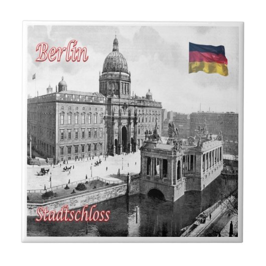 zDE071 BERLIN City Palace Germany, タイル (正面)
