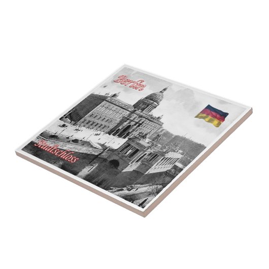 zDE071 BERLIN City ​ Palace Germany, タイル (側面)