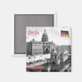 zDE071 BERLIN City Palace Germany,冷蔵庫 マグネット (正面/裏面)