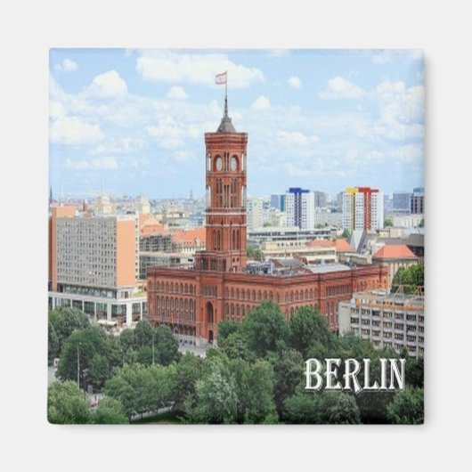 zDE072 BERLINビュードイツ、冷蔵庫 マグネット (正面)
