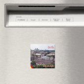 zDE075 BERLIN Unter den Lindenドイツ、冷蔵庫 マグネット (インサイチュ (食洗機))