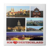 zDE099 GERMANY I LOVE, タイル (正面)