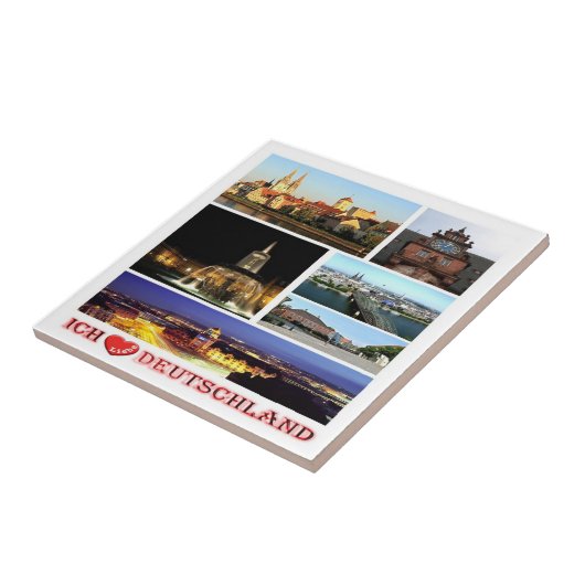 zDE099 GERMANY I LOVE, タイル (側面)