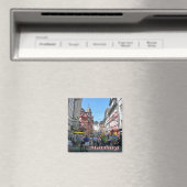 zDE101 MARBURG Wettergasseドイツ、冷蔵庫 マグネット (インサイチュ (食洗機))