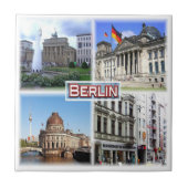 zDE109 BERLIN Brandenburg, Gate Reichstag, タイル (正面)