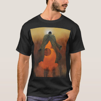 Zdislaw Beksinskiによる無題(The Eclipse) Tシャツ
