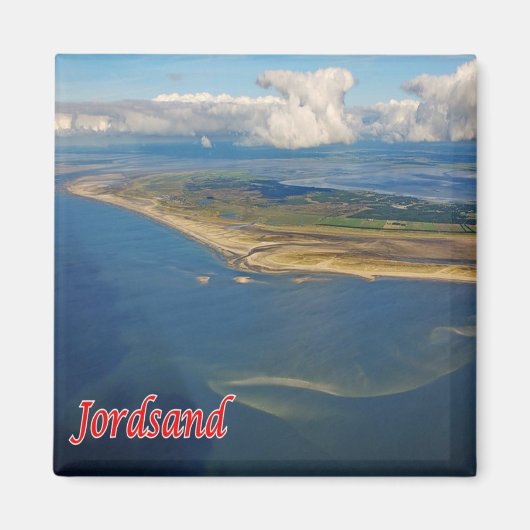 zDK007 JORDSAND Frisian Islands Denmark,冷蔵庫 マグネット (正面)